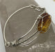 Baltic Amber Silver Wirewrapped bracelet - Infinite Treasures, LLC