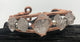 Herkimer Diamond with Herkimer Side Stones Handmade Copper Wirewrapped Bangle Bracelet - Infinite Treasures, LLC