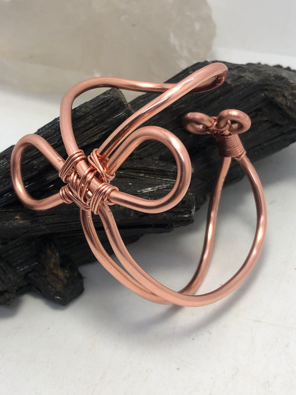 Copper  Egyptian Kemetic Ankh Bracelet - Infinite Treasures, LLC