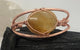 Golden Healer Quartz Crystal Copper Bracelet Wire wrapped Handmade - Infinite Treasures, LLC