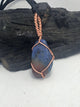 Dumortierite Copper Pendant Necklace - Infinite Treasures, LLC