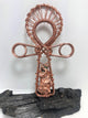 Copper Nugget Healing synergy reiki Coptic Cross Kemetic Ankh - Infinite Treasures, LLC