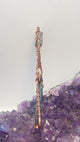 Blue Kyanite and Sapphire Copper POCKET Ankh - Infinite Treasures, LLC