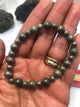 Pyrite “Fools Gold” Stretchy Bracelet - Infinite Treasures, LLC