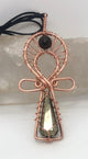 Melanin Trinity of Affinity Wearable Ankh with Pyrite Blade or Vogel - Infinite Treasures, LLC