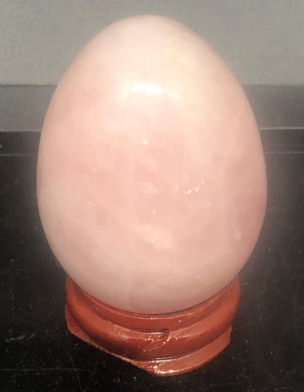 Rose Quartz 2 inch 45 mm Crystal Gemstone Egg - Infinite Treasures, LLC