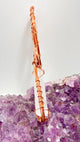 Selenite POCKET Ankh - Infinite Treasures, LLC crystal POCKET Ankh copper wirewrapped sacred geometry 